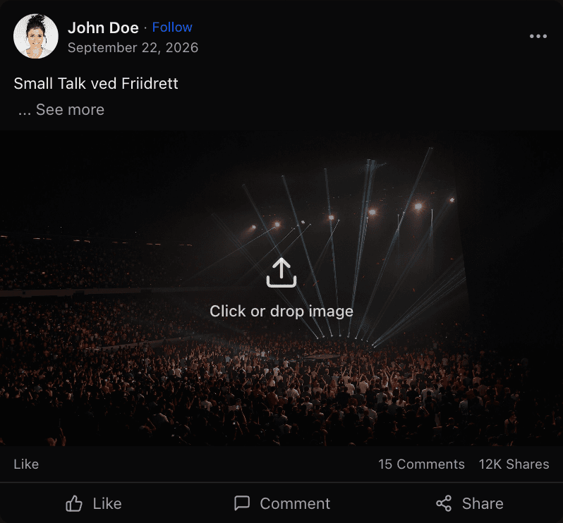 Facebook Video Post