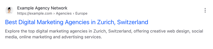 Google Organic Result