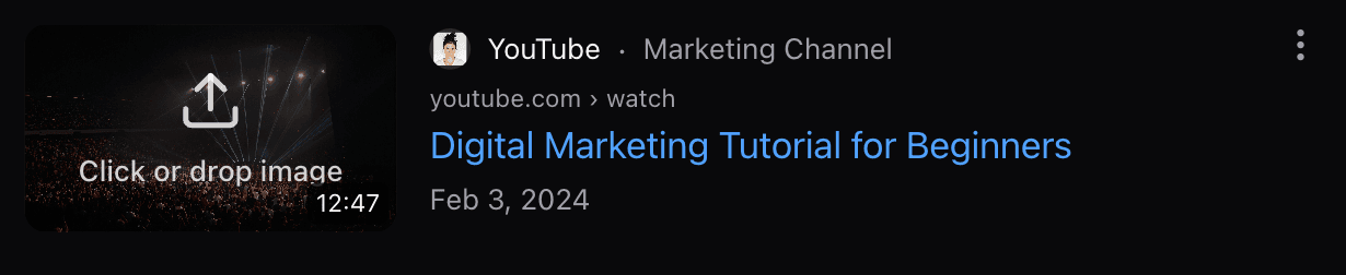Google Video Result