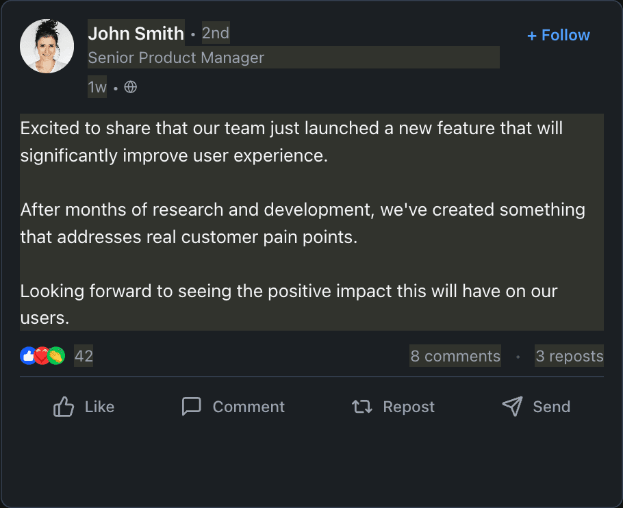 LinkedIn Post