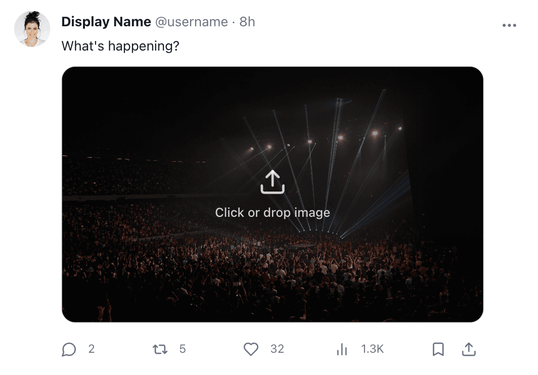 X Post with Media