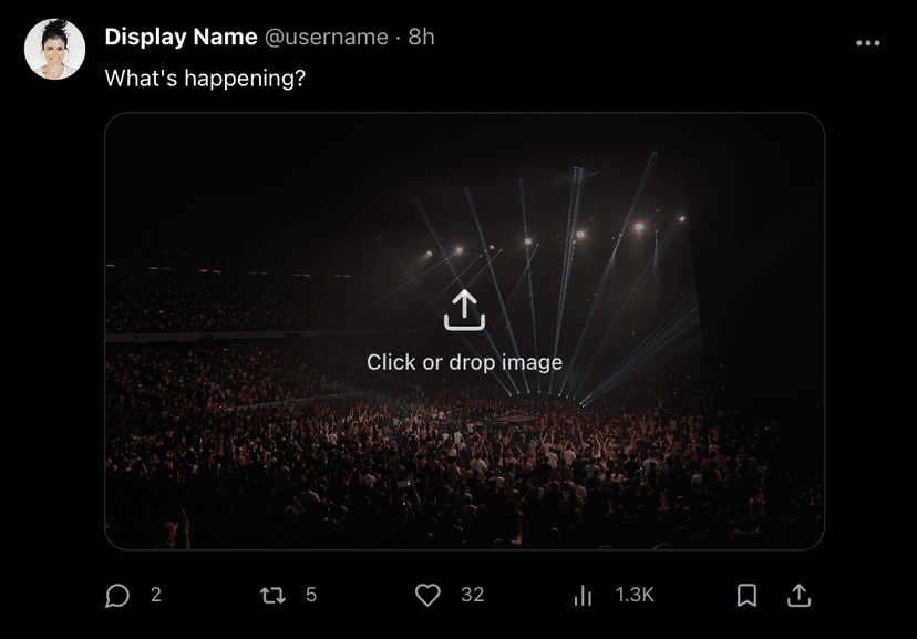 X Post with Media